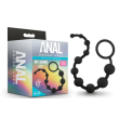 Anal Adventures Platinum Silicone 10 - Black 31.7cm Anal Beads